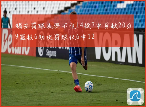锡安罚球表现不佳14投7中贡献20分9篮板6助攻罚球仅6中12